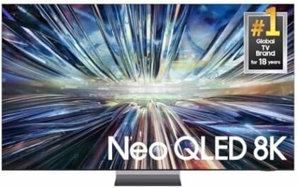 Samsung 75-Inch Class Neo QLED 8K QN900D Series Mini LED, Neo Quantum HDR Smart TV w/Dolby Atmos, Object Tracking Sound Pro, AI Motion Enhancer Pro, Alexa Built-in (QN75QN900D, 2024 Model) : Electronics
