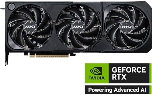 MSI Gaming RTX 5070 TI 16G Shadow 3X OC Graphics Card (16GB GDDR7, 256-bit, Extreme Performance: 2497 MHz, DisplayPort x3 2.1a, HDMI 2.1b, NVIDIA Blackwell Architecture) : Electronics - Image 2