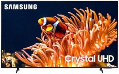 Samsung 65-Inch Class 4K Crystal UHD DU8000 Series HDR Smart TV w/Object Tracking Sound Lite, Motion Xcelerator, Ultra Slim Design, Gaming Hub, Alexa Built-in (UN65DU8000, 2024 Model) : Electronics
