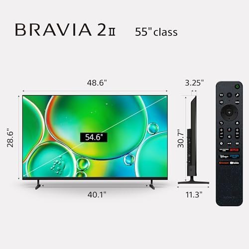 Sony BRAVIA 2 II 55 Inch 4K Ultra HD LED Smart TV with Google TV and Exclusive Features for PlayStation®5 (K-55S20M2), 2025 Model : Electronics - Image 4