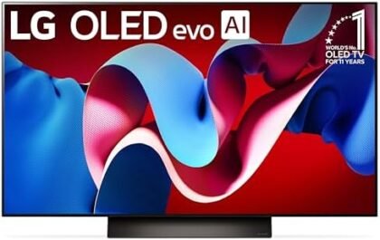 LG 48-Inch Class OLED evo C4 Series Smart TV 4K Processor Flat Screen with Magic Remote AI-Powered with Alexa Built-in (OLED48C4PUA, 2024),Black : Electronics