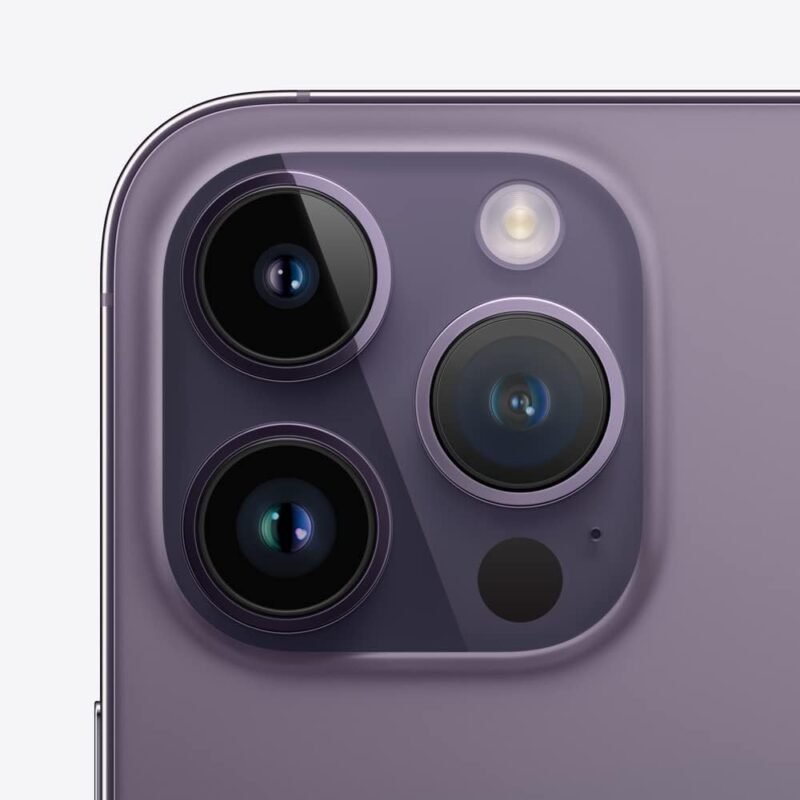 Apple iPhone 14 Pro Max, 256GB, Deep Purple - Unlocked (Renewed) : Cell Phones & Accessories - Image 4