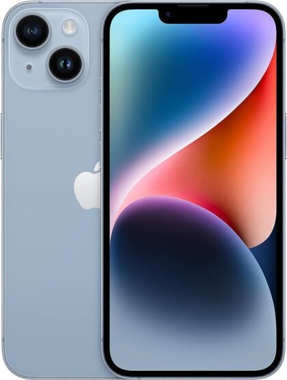 Apple iPhone 14, 128GB, Blue - Unlocked (Renewed Premium) : Cell Phones & Accessories